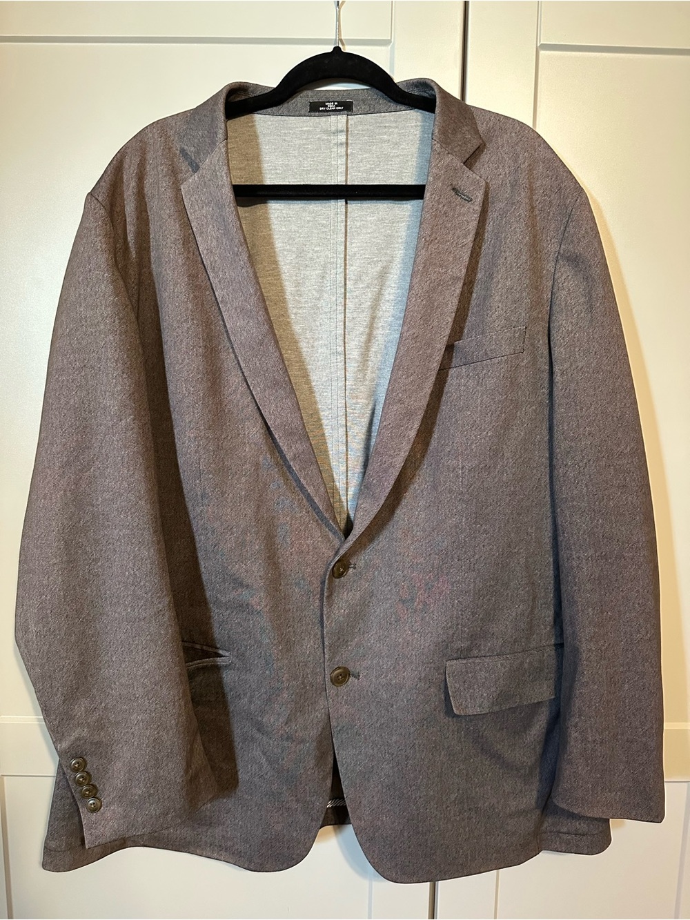 Haggar Men's Heather Gray Sport Coat - Two-Button Blazer